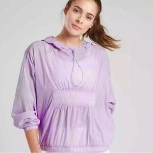 ATHLETA | Lilac Dispatch Anorak Windbreaker Size Medium